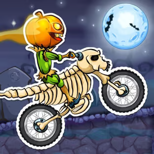 moto x3m spooky land  